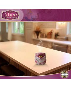 Caneca 3D de cerâmica esculpida do Gato de Cheshire de Alice no País das Maravilhas da Disney, capacidade de 590 ml.