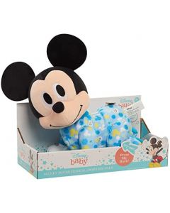 Brinquedo de Pelúcia Mickey Mouse com Movimento de Engatinhar e Músicas Suaves